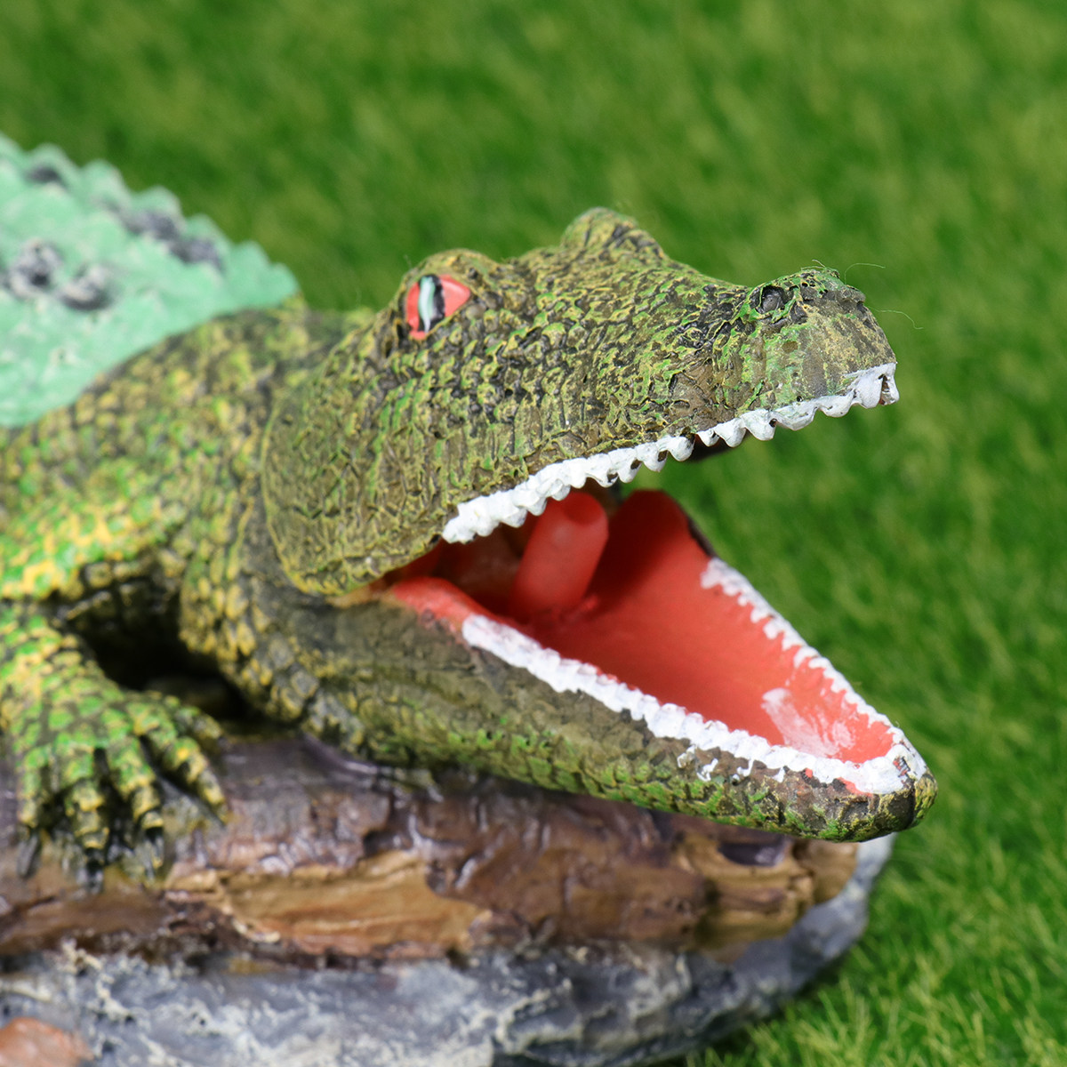 Aquarium Fish Unique - 1Pcs Simulated Crocodile Aquarium Decor Resin