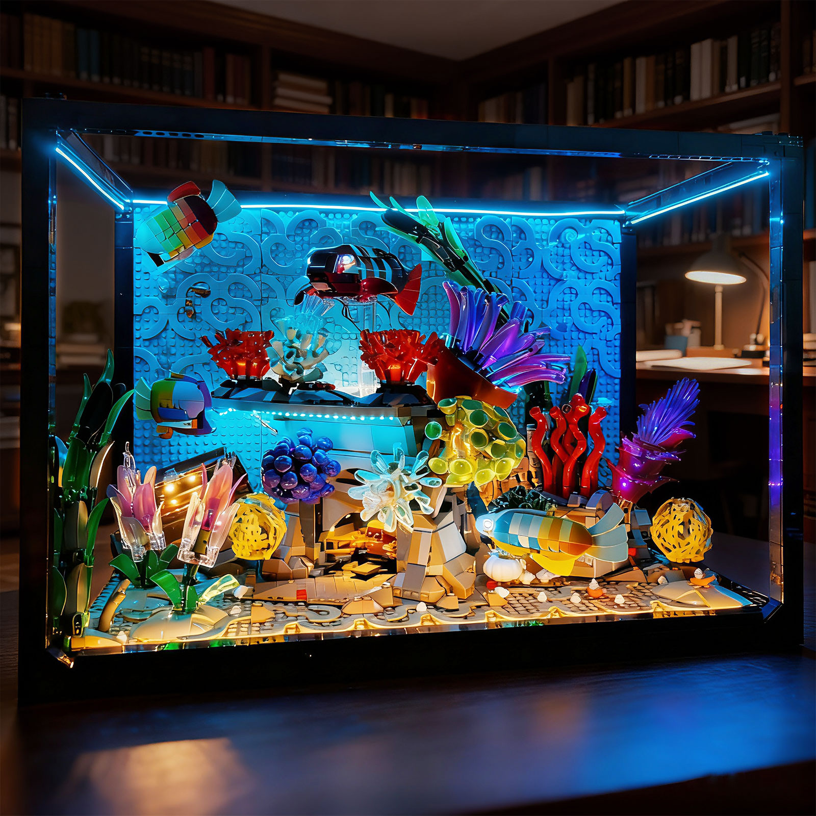 Aquarium Fish Light - LYBMTWF LED Lighting Kit Compatible with