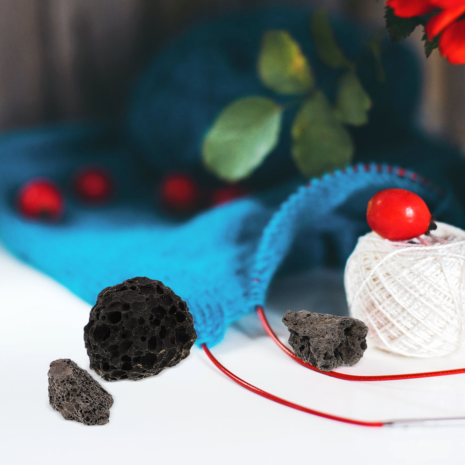 Aquarium Fish Pot - Volcanic Rock Ornaments Natural Decorative Stone