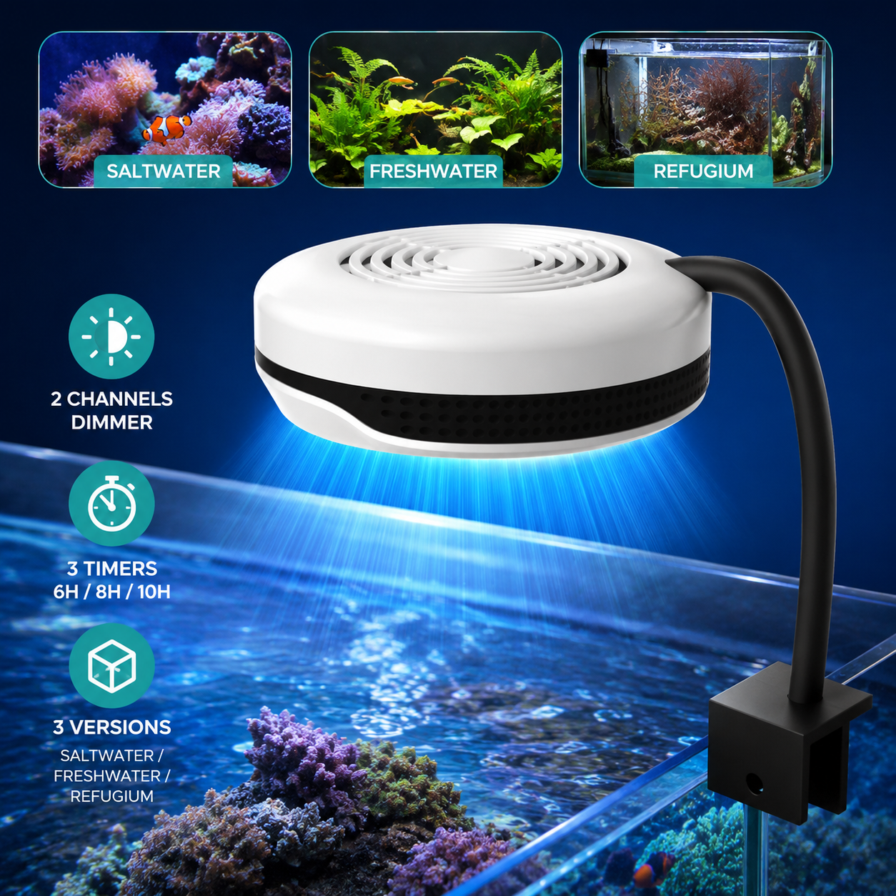 Refugium Light Nano - Spectra SP20 110-240V 20W Freshwater Refugium