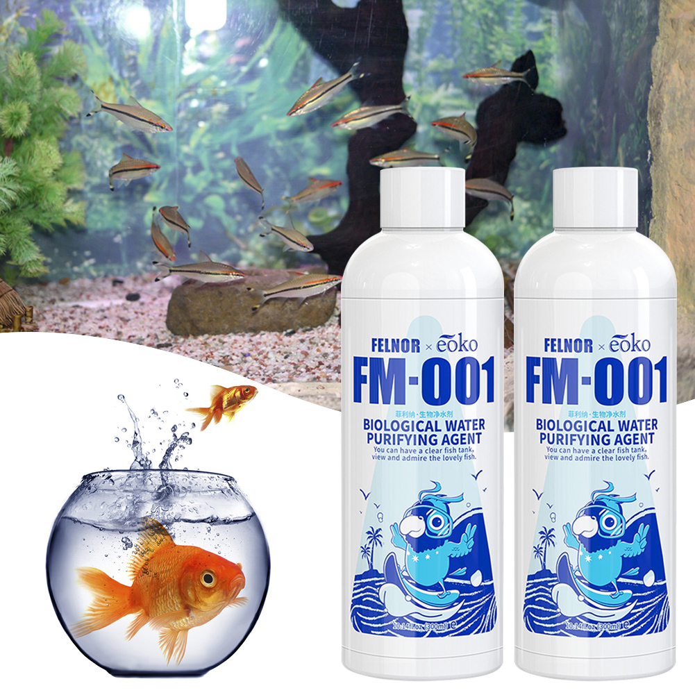 Aquarium Fish Vitamin - 300ml Water Purifier Algae Remover Agents