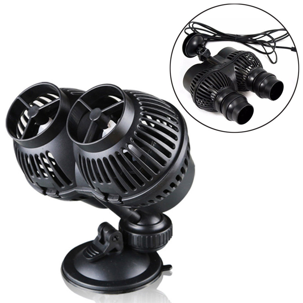 Powerhead Circulation Pump - Dual-Head Aquarium Circulation Pump Submersible Wave