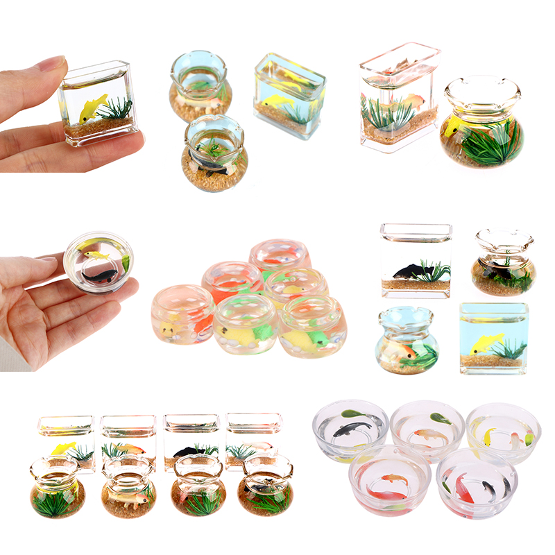 1/12 Lovely Dollhouse Miniatur - огляд і ціна Aquarium Fish Glass