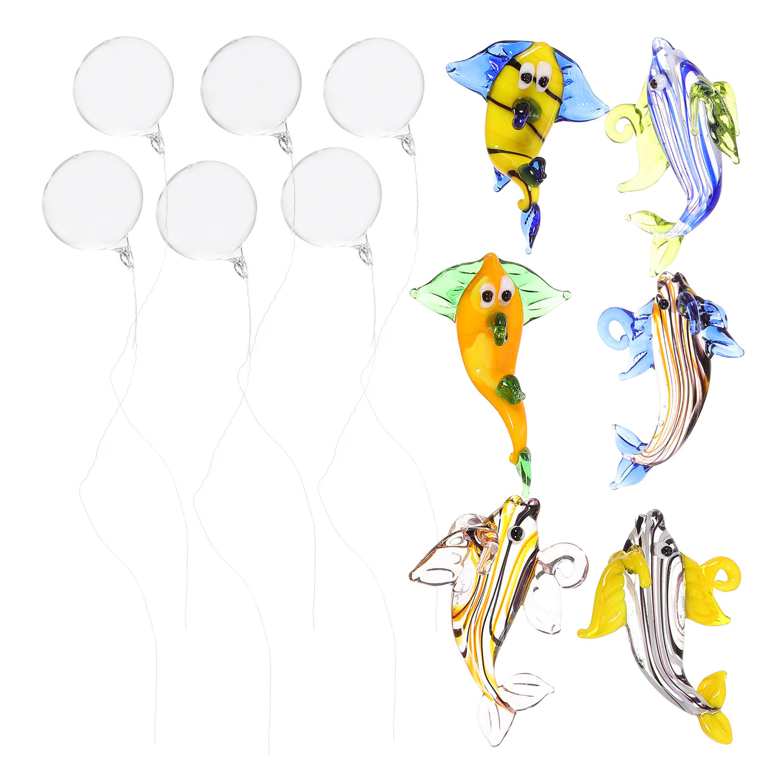 6Pcs Aquarium Float Ball Decor - огляд і ціна Aquarium Fish Unique