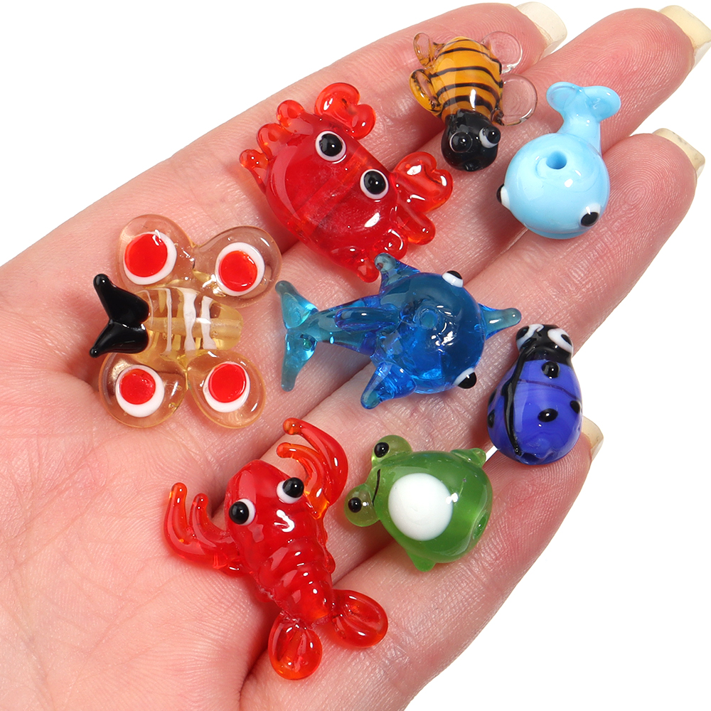 2Pcs Glass Pendant Marine Anim - огляд і ціна Aquarium Fish Glass