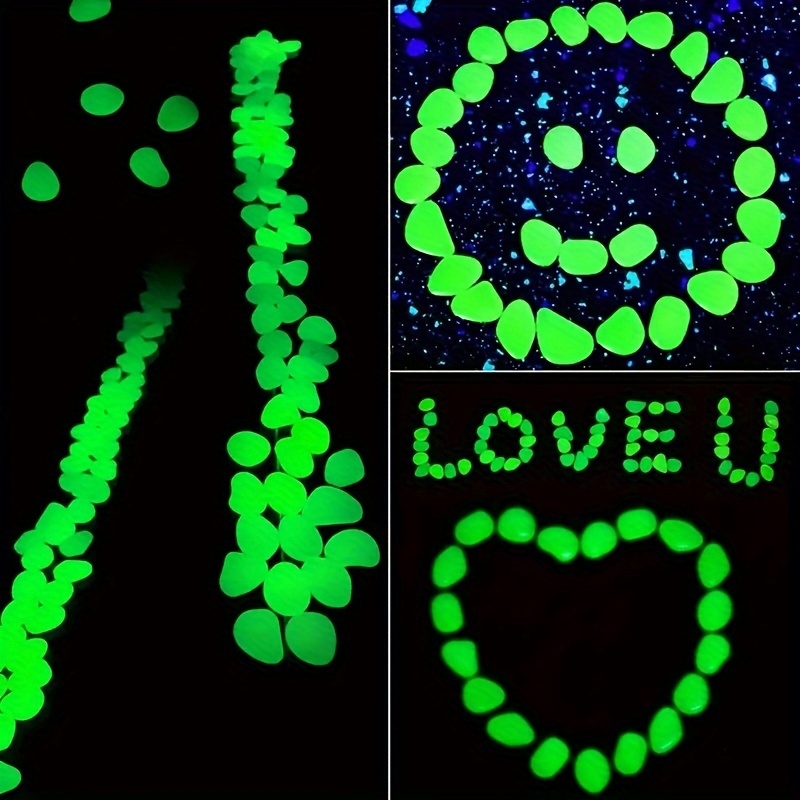 Glowing pebbles100-500pcsLumin - огляд і ціна Aquarium Fish Pot