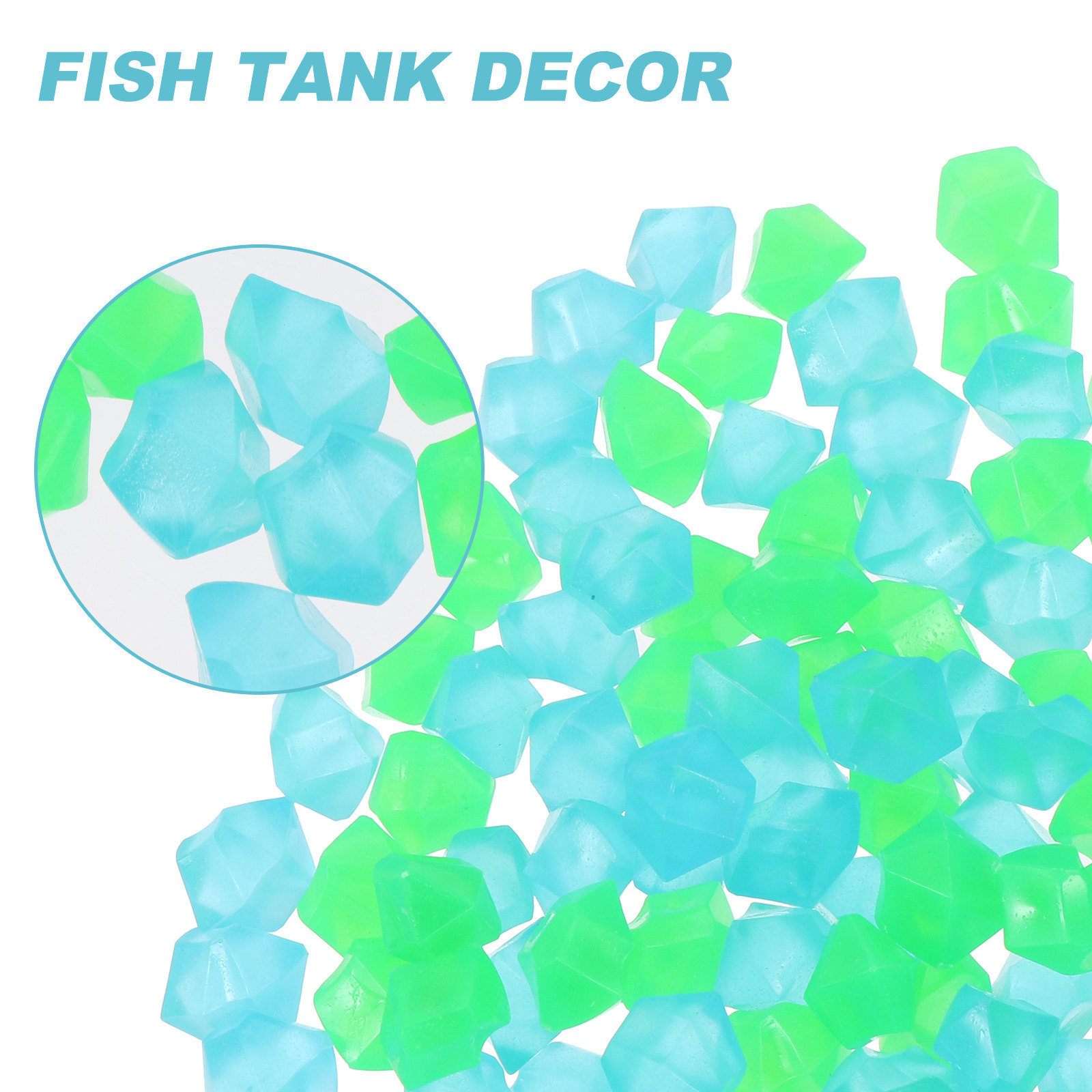 300Pcs Luminous Blue Green Res - огляд і ціна Aquarium Fish Light