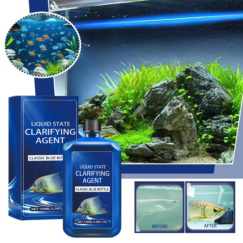 Fish Tank Liquid Water Clarifi - огляд і ціна Aquarium Fish Vitamin