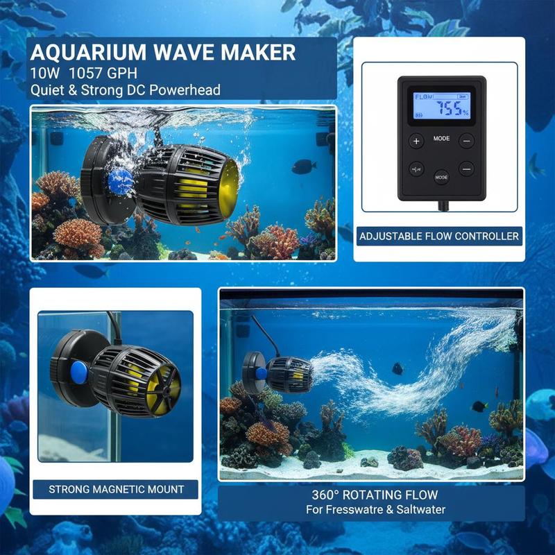 Aquarium Wave Maker, 10W, 1057 - огляд і ціна Powerhead Circulation Pump