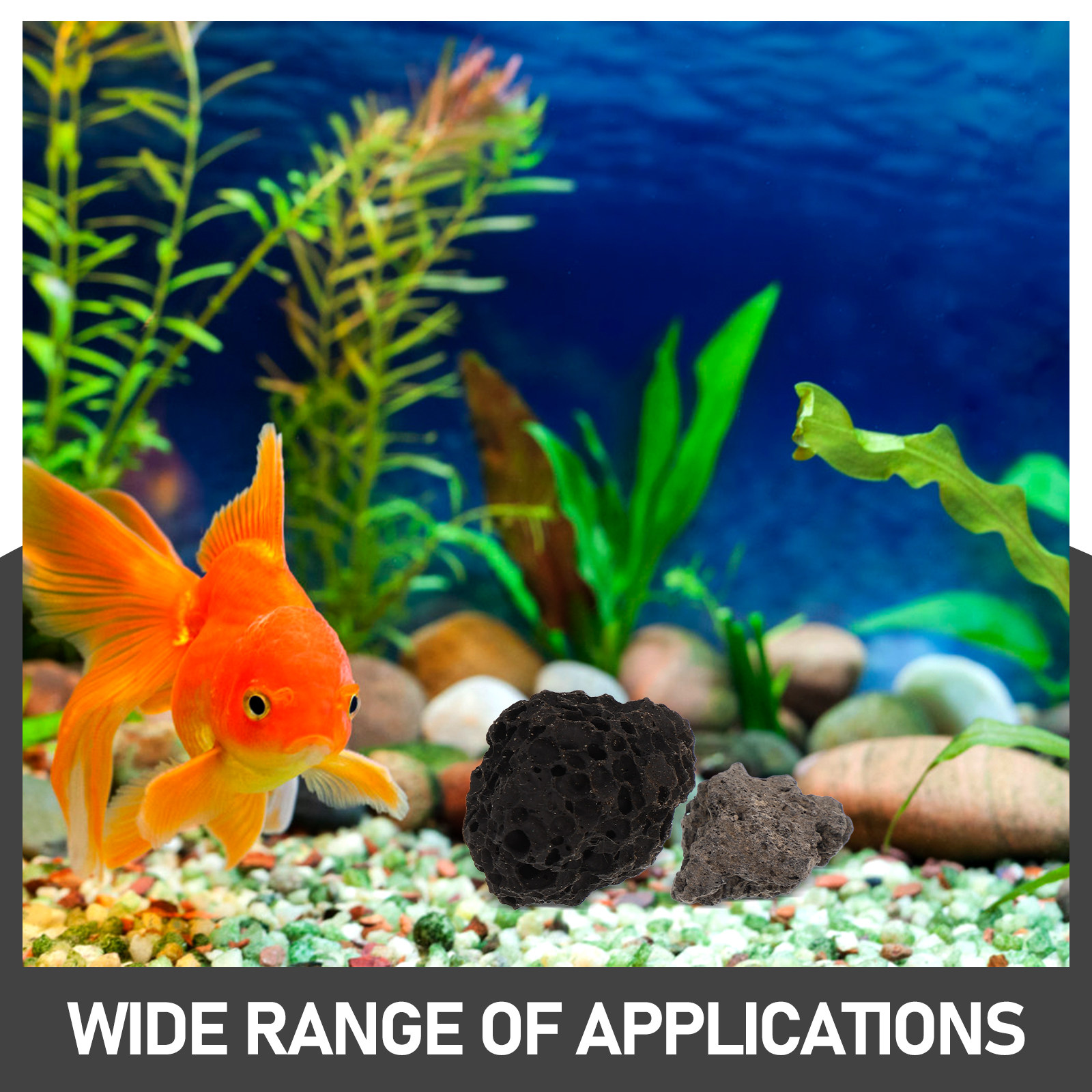 Volcanic Rock Ornaments Natura - огляд і ціна Aquarium Fish Pot