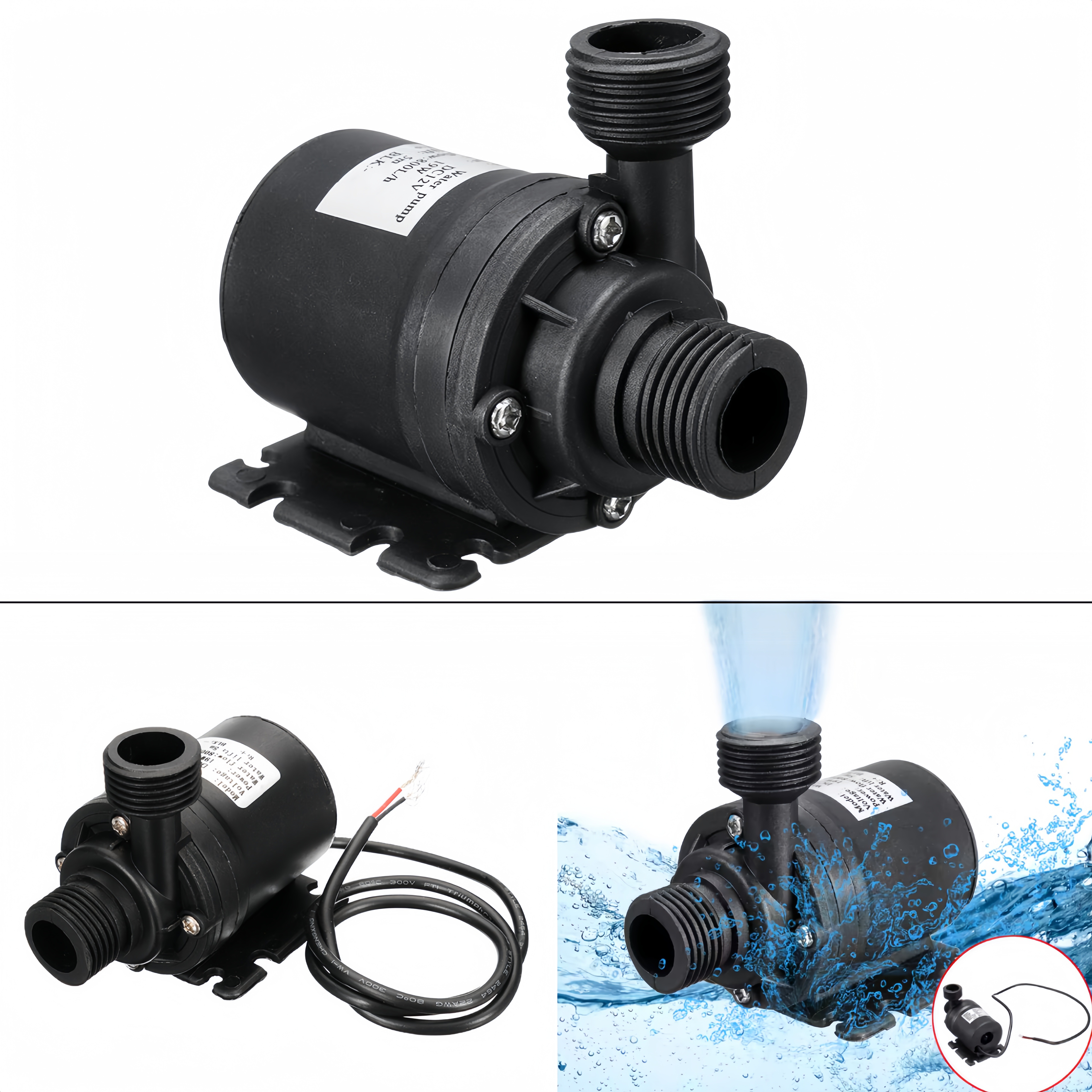 12V DC Submersible Water Pump  - огляд і ціна Powerhead Circulation Pump