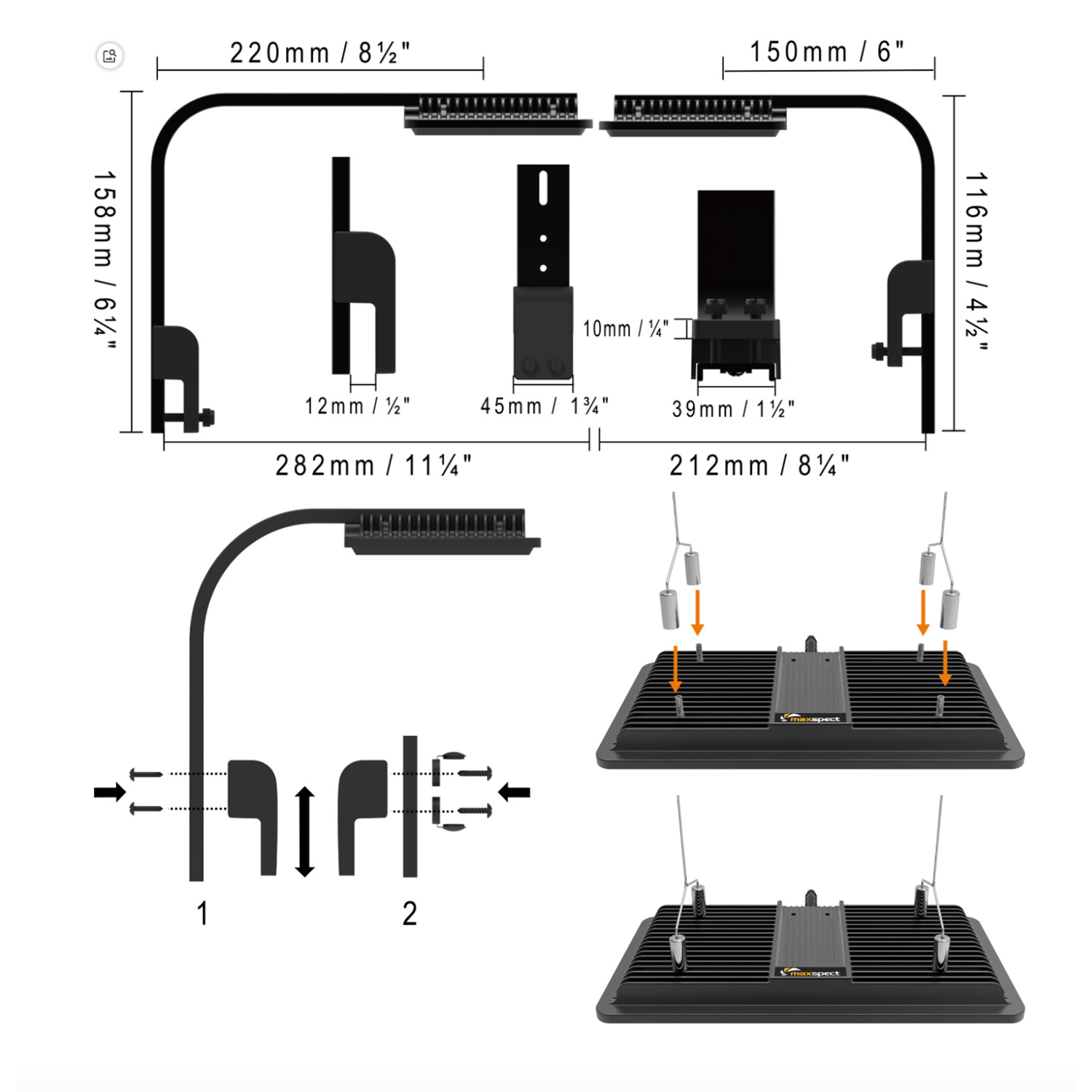 MJ-L230/L230 Refugium 43 LED 3 - огляд і ціна Refugium Light Nano
