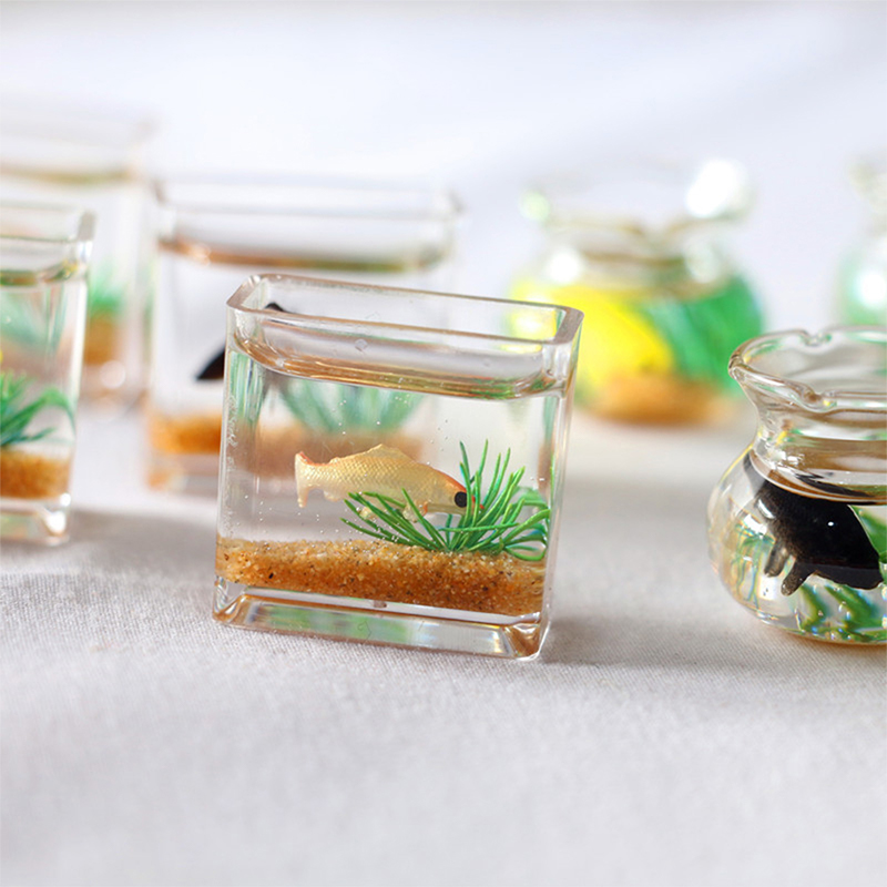 1Pc Mini Fish Tank Random Colo - огляд і ціна Aquarium Fish Names