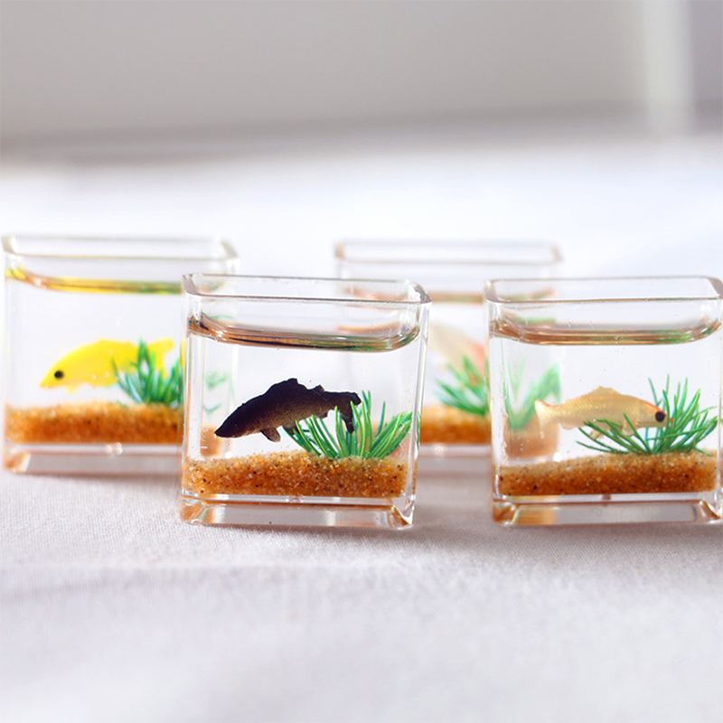 1Pc Mini Fish Tank Random Colo - огляд і ціна Aquarium Fish Names