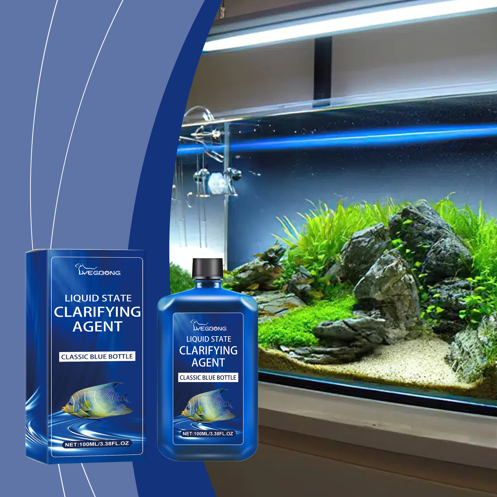 1pc 100ml Aquarium Water Clari - огляд і ціна Aquarium Fish Vitamin