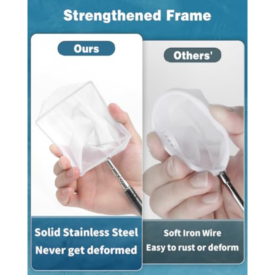 Aquarium Soft Square Fine Shri - огляд і ціна Aquarium Fish Net Small