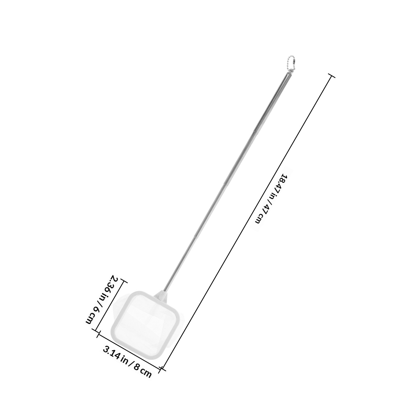 Telescopic Extendable Fish Tan - огляд і ціна Aquarium Fish Net Small