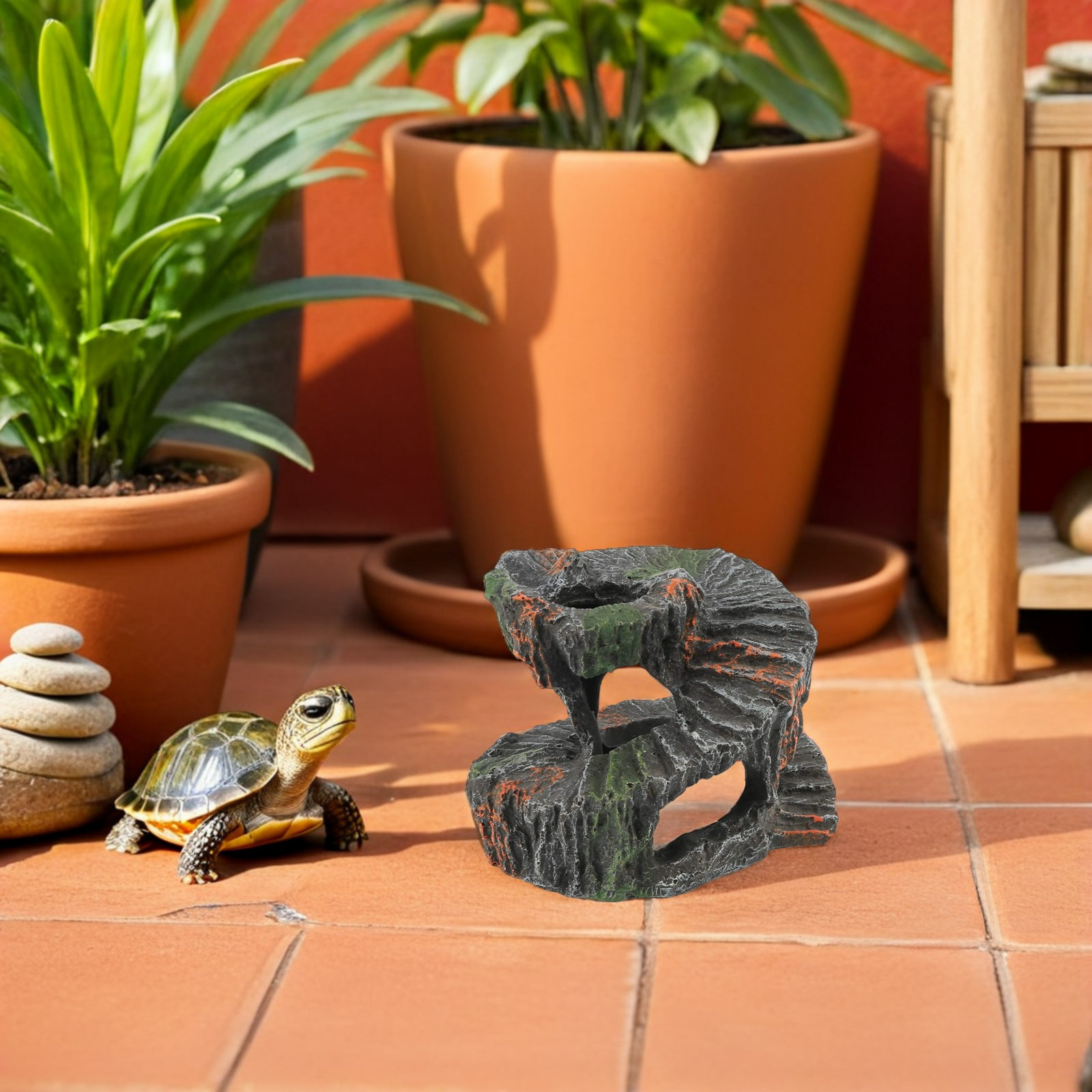 1Pcs Resin Turtle Terrace Bask - огляд і ціна Aquarium Fish Long