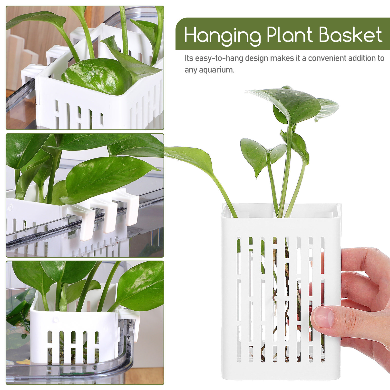 2pcs Aquarium Plant Baskets Pl - огляд і ціна Aquarium Fish Pot