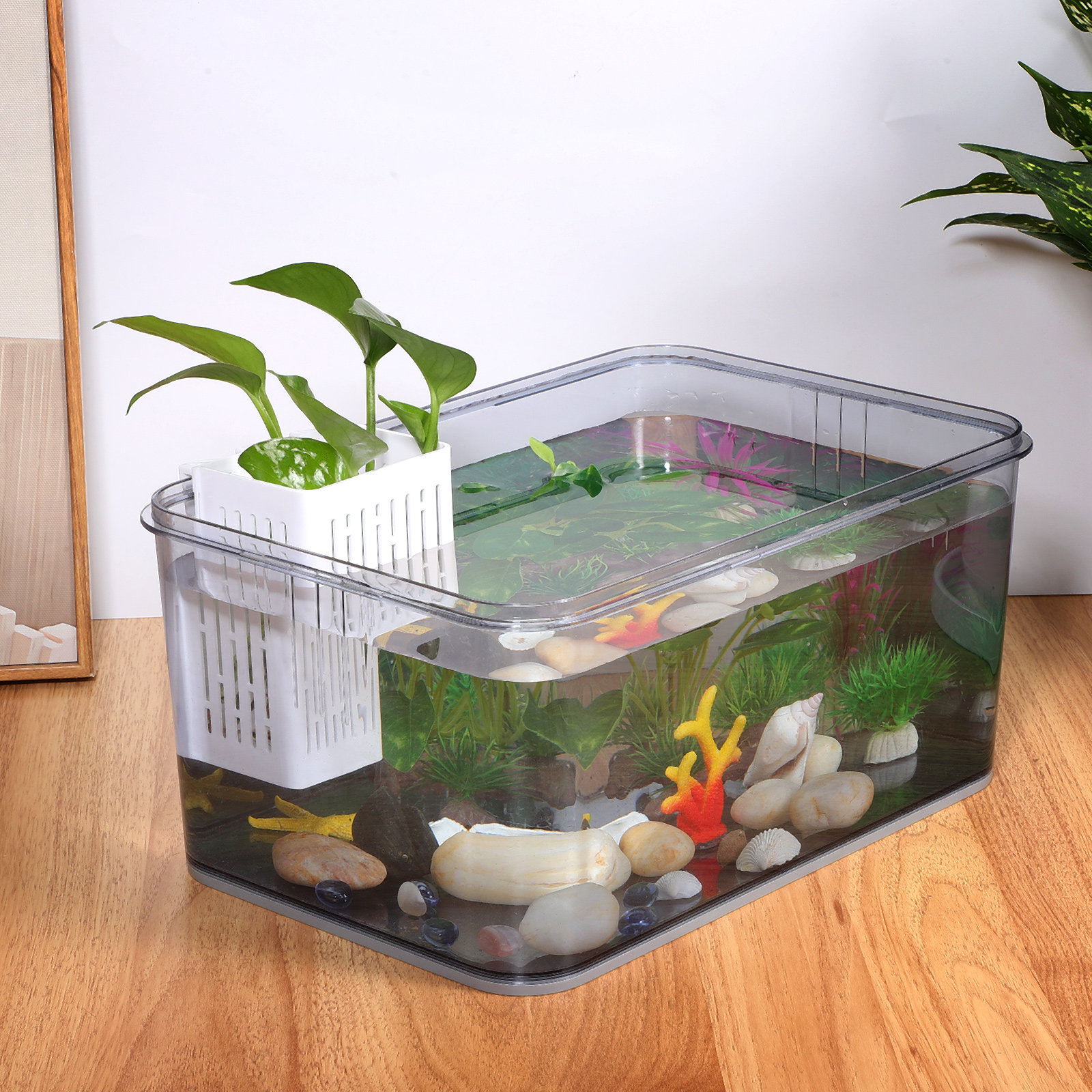 2pcs Aquarium Plant Baskets Pl - огляд і ціна Aquarium Fish Pot