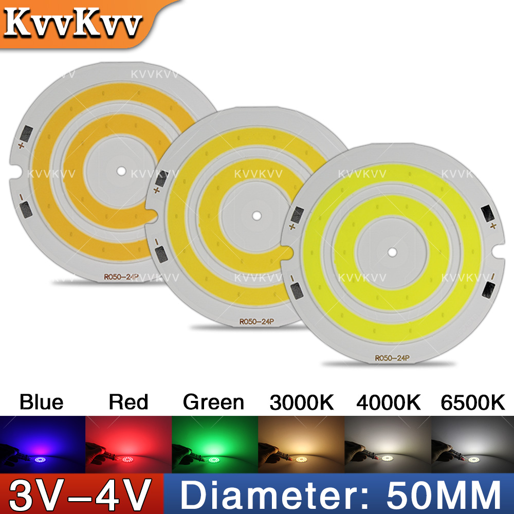 3V 4V Round COB LED Lamp Parts - огляд і ціна Aquarium Fish Light
