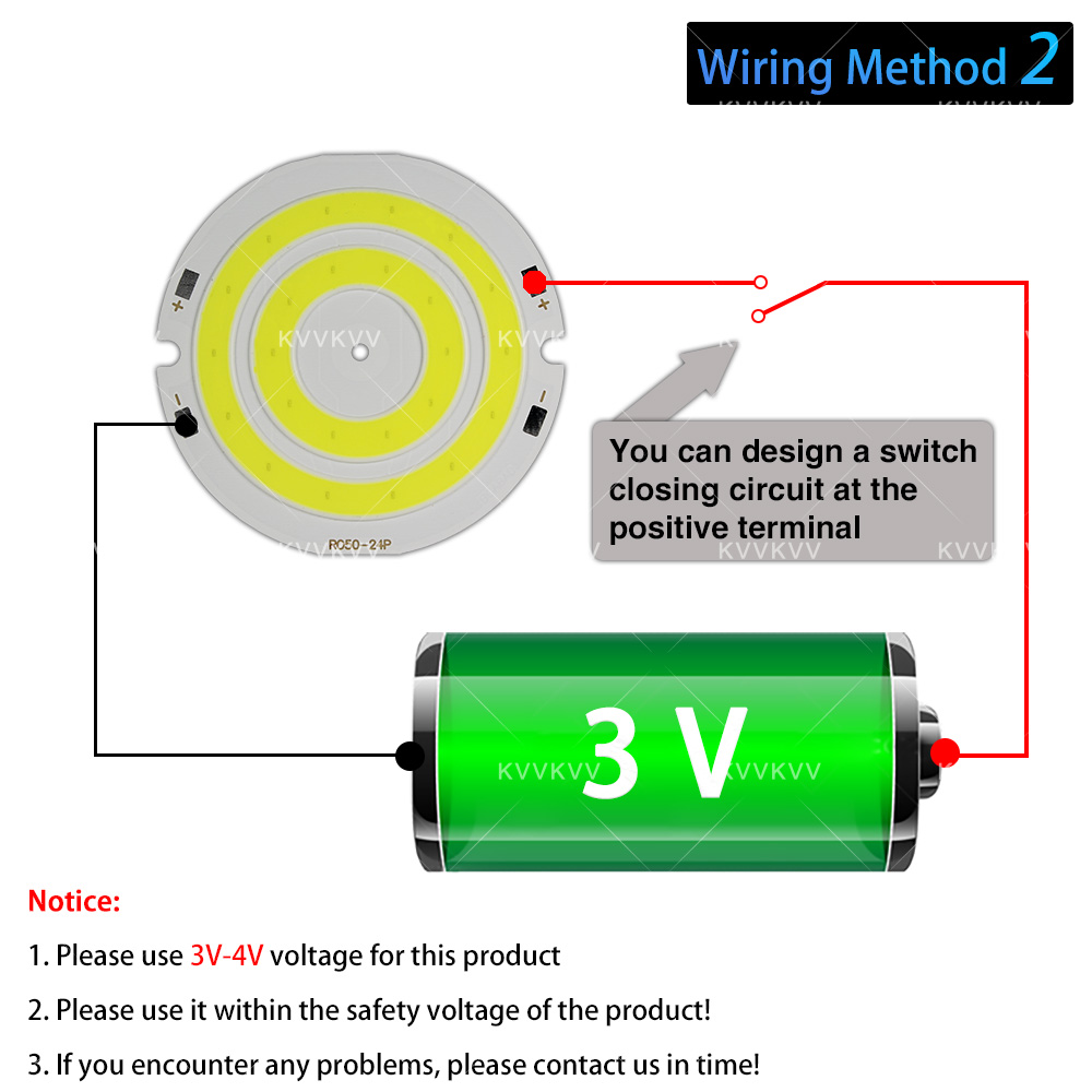 3V 4V Round COB LED Lamp Parts - огляд і ціна Aquarium Fish Light