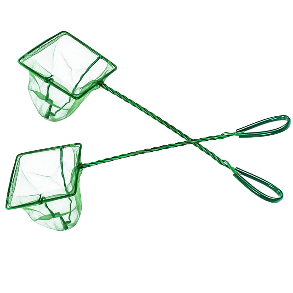 2Pcs Fishing Net Soft Mesh Aqu - огляд і ціна Aquarium Fish Net Small