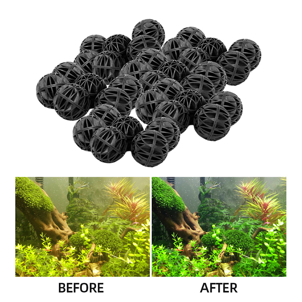 100pcs 18mm Biological Bio Bal - огляд і ціна Aquarium Fish Ball