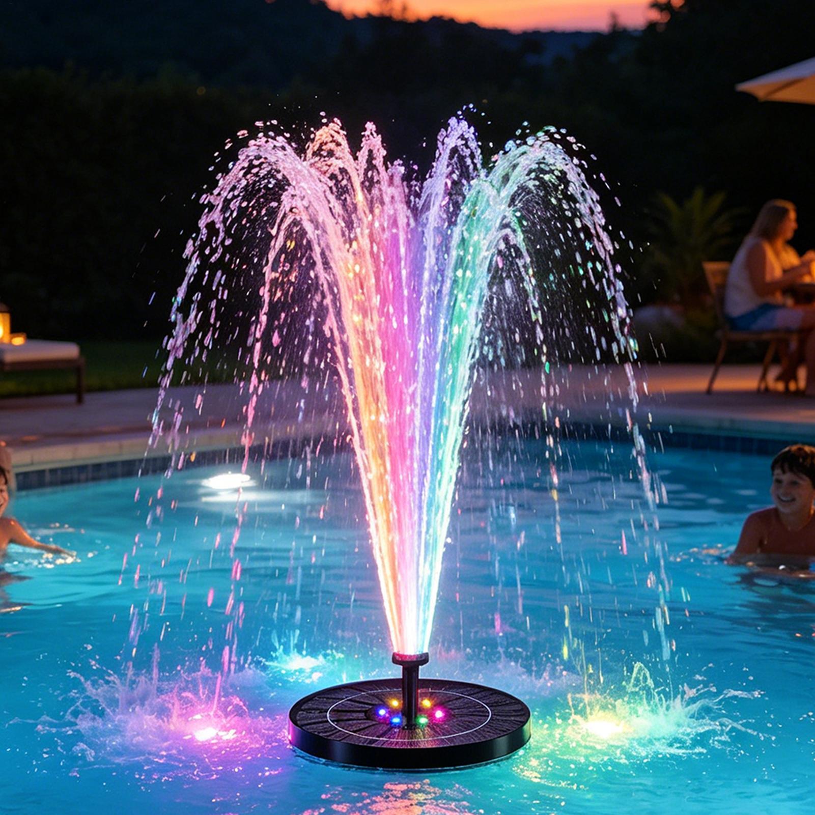 Floating Solar Bird Bath Fount - огляд і ціна Aquarium Fish Light
