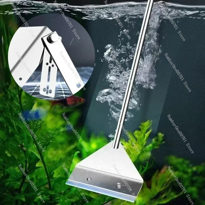Fish Tank Cleaning Tool Flat S - огляд і ціна Aquarium Fish Glass