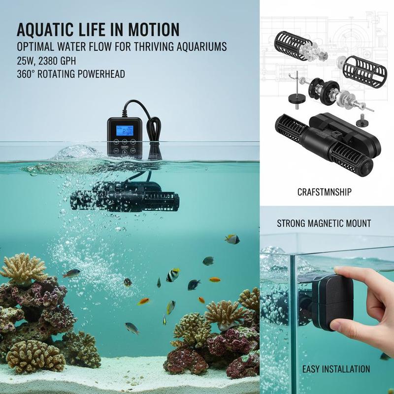 Free Shipping-Fish Tank Circul - огляд і ціна Powerhead Circulation Pump