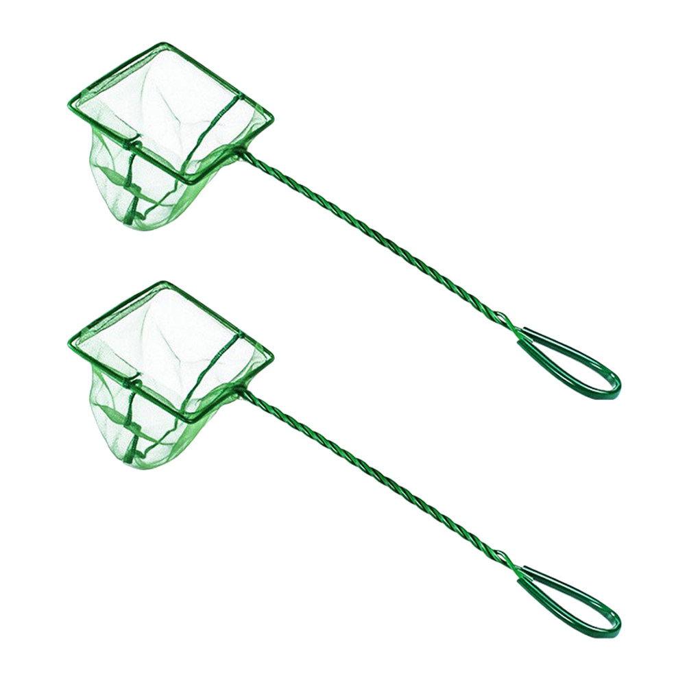 2Pcs Sturdy Plastic Fishing Ne - огляд і ціна Aquarium Fish Net Small