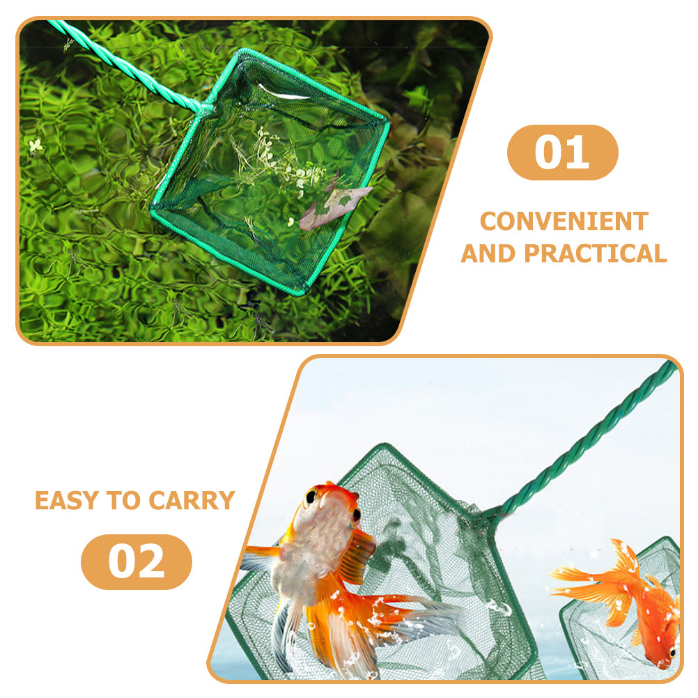 2Pcs Sturdy Plastic Fishing Ne - огляд і ціна Aquarium Fish Net Small