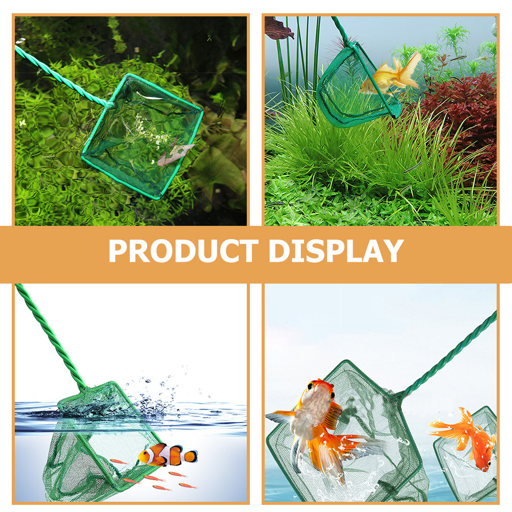 2Pcs Sturdy Plastic Fishing Ne - огляд і ціна Aquarium Fish Net Small