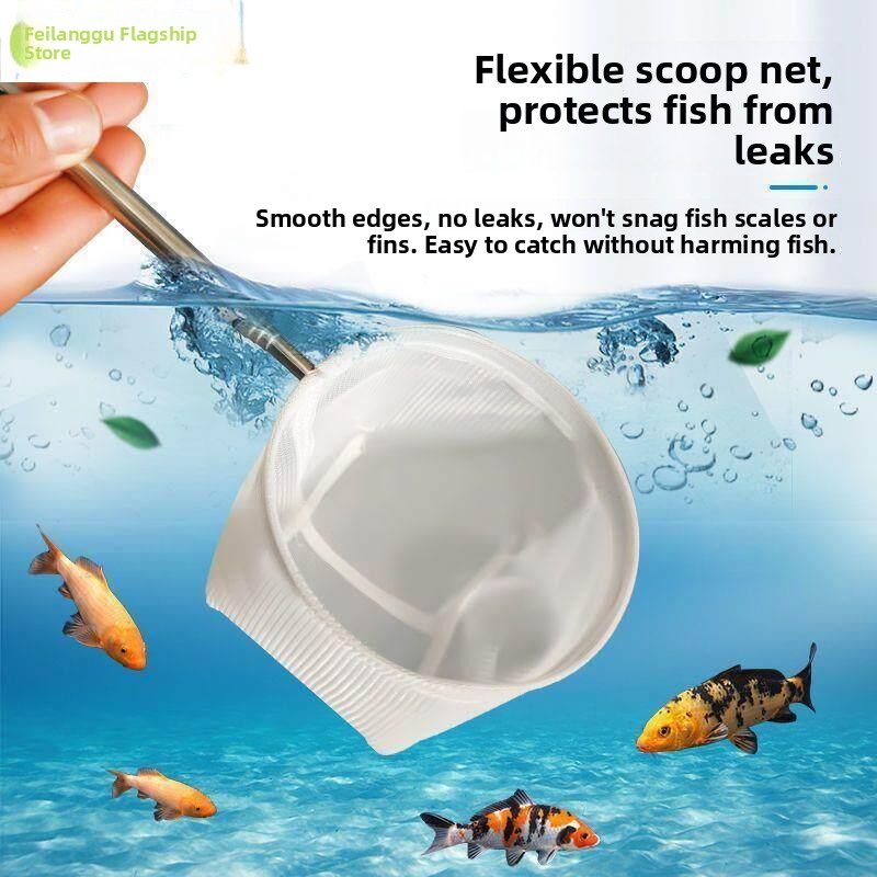 Stainless Steel Fish Net Foldi - огляд і ціна Aquarium Fish Net Small