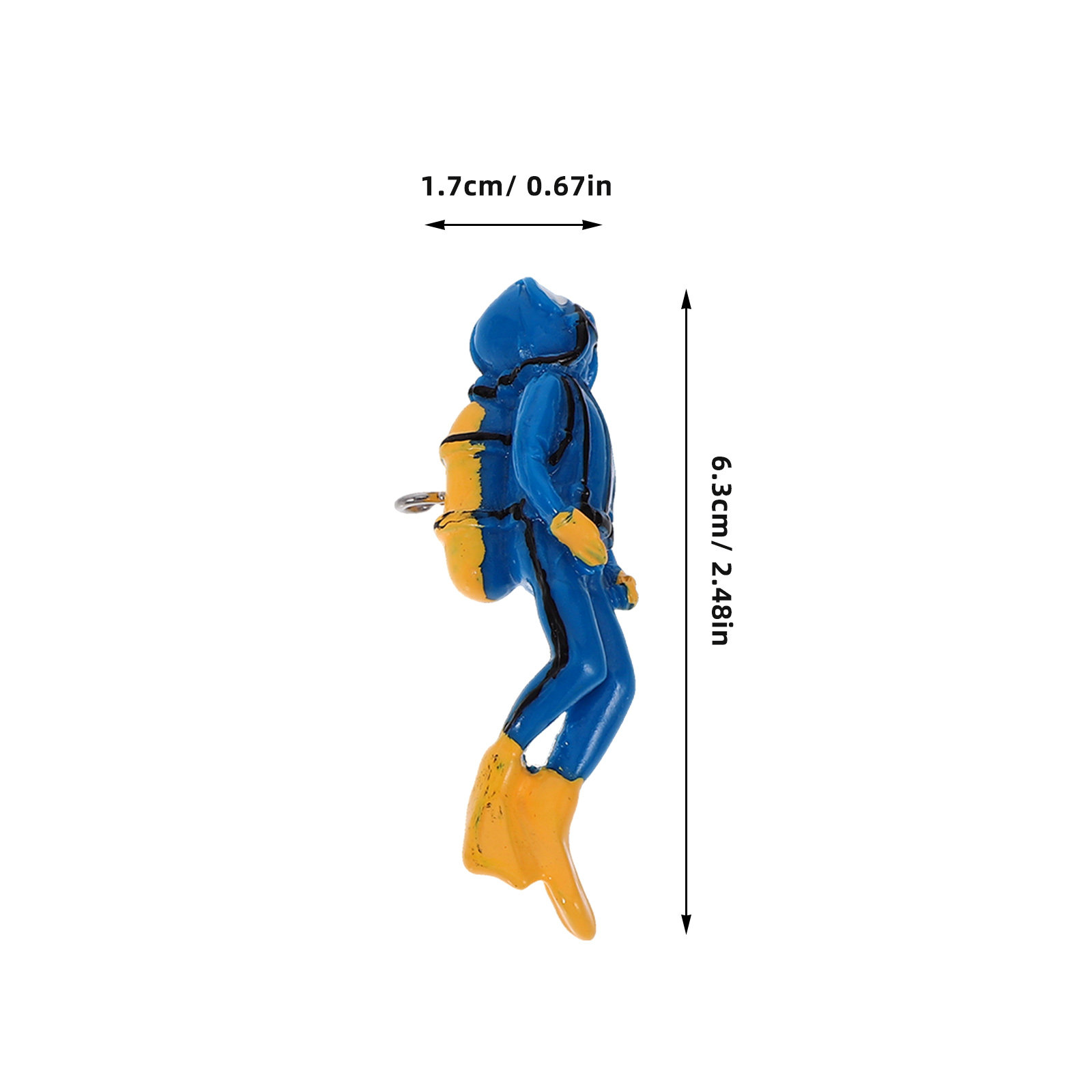 Floating Fish Tank Diver Decor - огляд і ціна Aquarium Fish Unique